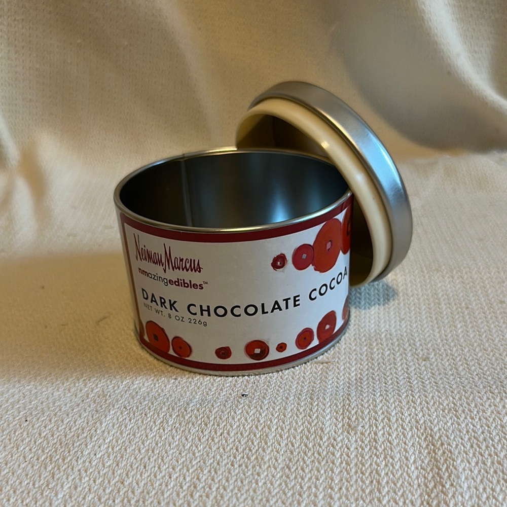 Neiman Marcus Silver Tin Container